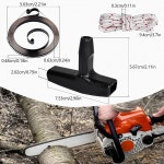 REWIND 스타터 핸들 로프 풀리 스프링 키트 교체용 STIHL 034 036 044 046 MS340 MS360 MS440 MS460 체인톱 1128 195 040 : 다아몰-1