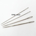 수제 두꺼운 대형 바늘, 소파 포장용, 손바느질용 큰 머리 캔버스 가방 및 가정용 원단 DIY 재료용 : 디더블유비즈니스