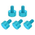 메카닉스티 5개 플랫 나사 합금 너들 볼트 헤드 나사 엄지 알루미늄 M6X10MM 솔리드 M3x6mm Army Green : 라미소