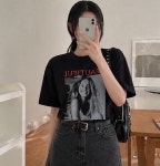 오버핏 프린팅 박시 반팔 티셔츠 : Jaru 자루