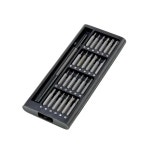 정확한 수리 작은 드라이버가 포함된 검정색 알루미늄 드라이버 1. Plastic box : 한겨리샵31호점