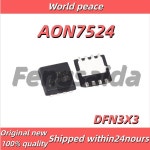 (1-10pcs)100% 새로운 오리지널 AON7524 SMD DFN3X3-8 마킹 7524 단일 N 채널 30V 28A MOSFET : 크레마샵