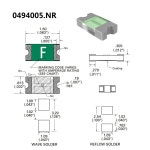 0개 0494005 NR 퓨즈 BRD MNT 5A 32V 494 즈 32VAC 32V 5A 0603 : 파라다이스몰1004