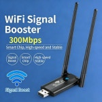 와이파이 라우터듀얼 안테나가 장착된 300Mbps WiFi 신호 부스터 스마트 칩 PC 노트북 홈 오피스용 고속 안정 무선 네트워크 확장기... 