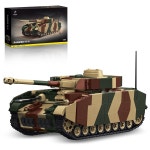 혼초스 판처 iv h 군용 탱크 ausf. 2차 건물 세계대전 수집용 애호가용 모델 - 1641pcs 차량 세트, pz.kpfw. 독일 : 플레인오브젝트