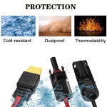 ZHOFONET 8m 5피트 태양열 연장 12AWG 충전 케이블 XT60 1 solar to XT60 adapter : 원봉지1