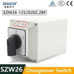 ZHUCO SZW26/LW26-125 125A 2상 3 위치 캠 생성기 방수 및 방진 씰 박스가 있는 전환 전환 스위치 : 이룸종합상사40