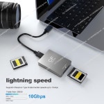 CFexpress 타입 B 카드 리더 3.2 익스프레스 어댑터 to 케이블 포함 : 한강무역상사8