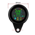3 3/8 속도계 디지털 GPS rpm 전압계 연료 레벨계 타이어 압력 온도 알람  바이크 오토바이용 계기판 : HK오토모터스