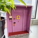 친구 열쇠 고리 모니카의 문 나무 상자 장식 크리스마스 발렌타인 데이 선물 홈 벽장식 1. White Key Holder : 지이유47호점