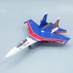 1:72 스케일 주하이 항공쇼 러시아 Su-27 워리어 공연용 모델 곡예 비행팀 전시 : 서원글로벌23