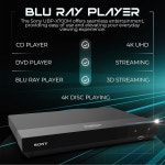 소니호환 4k 블루레이 플레이어 울트라 HD UBPX700M - CD/DVD 플레이어리모 : 플러스딜1