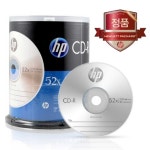 HP CD-R 52X 100P벌크 700MB 80min 박스 (6개입) 저장용시디 시디굽기 : 무로비