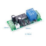 제어 스위치 하이 레벨 신호 트리거 카운트다운 타이머 릴레이 모듈, LED 디스플레이 YL-002, DC 5V, 12V, 24V : 스마트랩팩토리구산