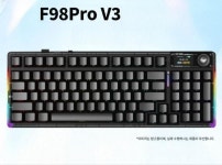 aula F98 Pro V3 독거미 무선 기계식 키보드 블루투스 3모드 저소음 커스텀 사무용 블랙베리 측각 키캡 (올라운드/묵직한 저음 타건) 95... 