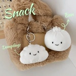 만두 열쇠 고리 펜던트 귀여운 작은 인형 봉제 가방 걸이 장식 일반 도구 Dumpling : 모드 말린느