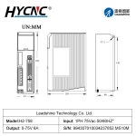 CNC 스테퍼 모터 Nema 34 Leadshine 2 상 폐 루프 하이브리드 서보 드라이버 H2758 AC5080V 8N.M 8m 엔코더 케이블 포함 : 에스-종합물류
