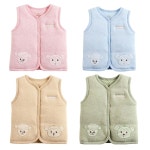 eAj 몽블레 코튼 웜 조끼 남녀 공용 패딩 조끼 Light Blue 3-6 Months : 판부몰F