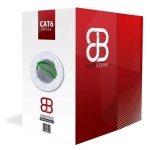 드립스톤 - 600006 CAT6 솔리드 UTP 케이블 23AWG 1000피트 LAN 네트워크 이더넷 RJ45 와이어, 그린(600121) Aqua : 리멤버셀 6