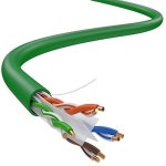 드립스톤 - 600006 CAT6 솔리드 UTP 케이블 23AWG 1000피트 LAN 네트워크 이더넷 RJ45 와이어, 그린(600121) Aqua : 리멤버셀 6