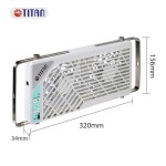 TITAN Silent Roof Fan 12V DC 무선 포함 RV 루프 -TTC-SC21/V3 윈도우 모터홈용 140mm 컨트롤러 더블 양면 팬, TTC-SC21/V4+ : 다다픽엔셀