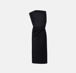 자크뮈스 드레이프 드레스 비대칭 컬럼 드레스 DRW00751AW00777990 : M BOUTIQUE
