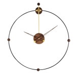 스페인 구리 벽시계 무소음 북유럽 미니멀리스트 개성 시계 크기의 거실용 1. 4 point copper core : 바이몰43호점