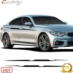 자동차 스타일링 도어 사이드 스트라이프 허리 라인 비닐 데칼 스티커 BMW 4 시리즈 그란 쿠페 F36 액세서리 : 트레이드셀49