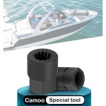 Camoo 91-56775T 알파 원 드라이브 샤프트 어댑터는 수성 MC-I, R-MR, 원, / 2세대, 13-스플라인 고정 도구에 적합합니다 91-5677T : 박제비몰