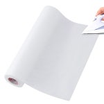 SIMTHREAD IRON ON FUSIBLE NO SHOW 백킹 53 메시 12인치 어웨이 재봉용 5CM 10야드 1M 자수 9G 스태빌라이저 30 9온스 무게 블랙.... 