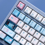 소울캣 픽셀 고양이 PBT 염료승화+PC 167키 기계식 키보드 키캡 : 왓키 WHATKEY
