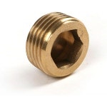 E BAIHUI 20개 황동 파이프 플러그 1/2 NPT 1/4 1/8 3/8 내부 육각 : 구마모아Mall
