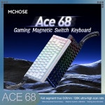 MCHOSE Ace68 유선 기계식 게이밍 키보드-68키 초소형 레이아웃 RGB 백라이트 초저 대기 시간 Type-C : 글로벌득템소