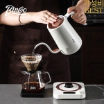 빈쿠 커피 핸드 브루잉 포트 전기 주전자 900ML 구스넥 1500W 220V 빠른 가열 온도 조절 : 건포도푸딩