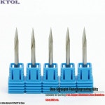 1/8인치 3.175mm 마이크로 카바이드 CNC 라우터 비트 1플루트 플룻 스트레이트 엔드밀 금속 조각용 알루미늄 스틸 가공 밀링 : 이트렌디하우스