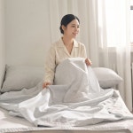 국산 SS슈퍼싱글 여름 닿는 순간 영하의 온도 아쿠아 듀라론 아이스셀 냉감 홑이불 : 어서5세호