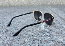 GENTRY 젠틀리 G5067 C3 블랙골드 데일리 편하게 쓰는 40 50 60 대 강추 남자 사각메탈선글라스 : 포시즌아이웨어