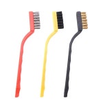 녹제거 3pcs 스테인레스 헤비듀티 청소 브러시   금속 표면 도구용 산업용 수동 와이어 : 에이치케이오토모터스