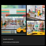 스케일 미니어처 건축 모델 슈퍼마켓 선물 전시 장식품 1. 1 set : 오케이모아38호점