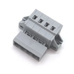 10pcs WAGO 독일 오리지널 MCS5.0 고정 이어가 있는 간격형 터미널 블록 231-604/019-000 1-와이어 핀 플러그인 커넥터 : 레드상사13