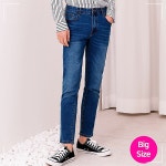 빅사이즈 스판슬림 800-33 블루청바지 2L- 남자 일자 SIN LW9FA49E : SunOn 햇살온