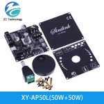 블루투스 호환 디지털 앰프 보드 HIFI 20W x 2 50W x 2 AP50L AP15H 스테레오 AUX USB-C 입력 12V 24V 홈 시어터 XY-AP15H : 동만인터