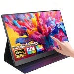 15 6인치 휴대용 디스플레이 미니 타입 노트북 터치스크린 경량 PC용 60HZ IPS  검정색 : 생활정거장