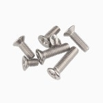 니켈 도금 플랫 나사 크로스 카운터싱크 나무 보드 직경 1. M6x45-20Pcs : 오케이모아8호점