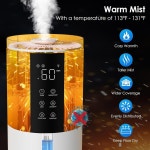 침실용 글로리에어 11Gal 8L 콰이어트 미스트 대형 객실 650피트 모드 자동 식물 White : 토마토마토6