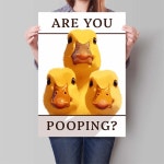 포스터 욕실 침입 프린트 캔버스 그림 유머러스한 벽 예술 유머 홈 데코레이션 1. J0075-4 : 오케이모아9호점