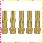 ABJJ 5X 3/4 인치 황동 폼 제트 분수 노즐 정원 조경 연못 장비 : feelgoodstore