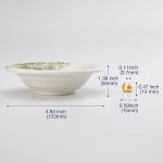 아사유 일본산 스틱용 소형 향 홀더 4.88인치(124mm), 전통 세라믹 재 캐처 및 황동 향로 세트 - 흰색 Blue : hrhw정직마켓