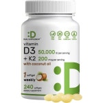 딜 서플리먼트 비타민 D3 + K2 240정 : 화정디자인