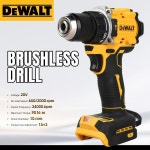 2026년형 DEWALT 호환 DCD805 20V 무선 브러시리스 bldc 임팩트 드릴 충전식 스크루드라이버 소형 핸드 작업장 공구 : 더블유허브넷C